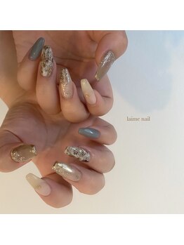 ニュアンスパイソンにラメ