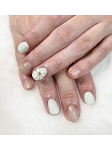 はあとねいる 宇都宮御幸ヶ原店/しずくフラワーネイル