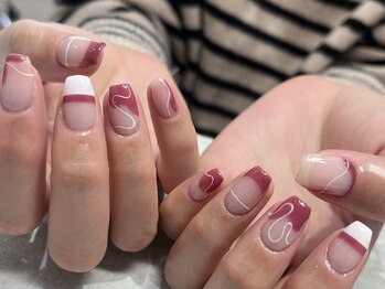 メルシー(Merci)/フレンチネイル byワカツキ