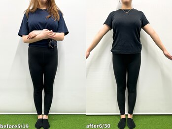 モア 札幌澄川店(MORE)/パーソナルジムMORE BeforeAfter