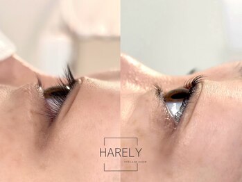 ハレリー(HARELY)の写真/《丁寧なカウンセリング》×《個室》で初めての方にも大好評!!全メニューまつげコーティング付◆