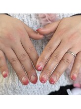 ホワイトネイル 甲府昭和店(WHITE NAIL)/カラーとラメのグラデーション