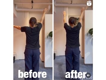 カワル整体 上通り院/肩が上がらない人