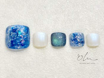 6月フットネイル定額【Nuance】