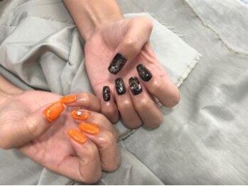 アオ 渋谷(ao.)/Orange × Black