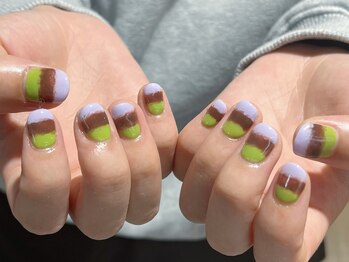 ザ コースト バイ ネオリーブ(The coast by neolive)/個性派ボーダーネイル 担当高橋