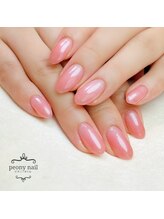 ピオニーネイル(peony nail)/本真珠入り　パールカラー