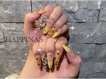 ひまわりネイル