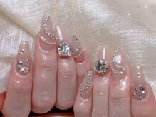 シーアンドビーネイル(C&B Nail)/長さだし持ち込みデザイン