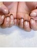 【ハンド】フレンチネイル クリアベース