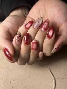 ハチニーキューネイルアトリエ(829 Nail Atelier)/クリスマスネイル