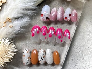 シェリール 西葛西店(cherir)の写真/【定額ネイル￥5,980～】自爪に優しいフィルイン施術でモチの良さ◎爪が弱い方・お悩みがある方にも◎