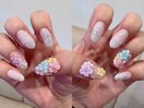 3Dフラワーネイル☆