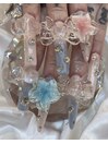 クリア系デカパーツで夏ネイル