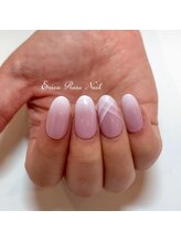 エリカローズネイル 天神本店/エアジェルでのホワイトグラデ