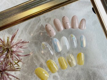 シナ フォー ネイル(SHINA for nail)の写真/【何度でもオフ込！ジェルdesignコース¥4800～】自店/他店オフはいつでも無料！お得に綺麗な指先をGET＊