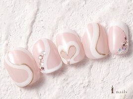 ハートミラーネイル9480円