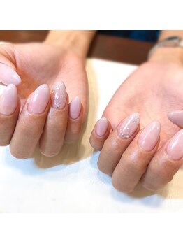 ハーティーネイル hearty nail 溝の口店/カラグラ×シンプルデザイン