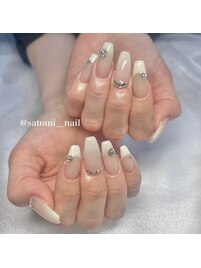 satomi担当:フレンチネイル