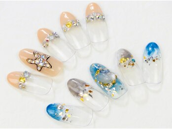ネイル ブーマー(Nail BOOMER)/夏ネイル/海ネイル