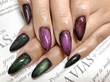 ラヴィアスプラス(LAVIAS+)/【ジェル】マグネットネイル