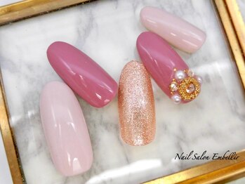 アンベリール 横浜店(Embellir)/(1418)ポイントビジューネイル