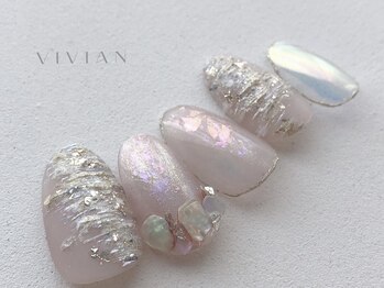 ヴィヴィアン ネイル(Vivian nail)/ツイードシェルネイル