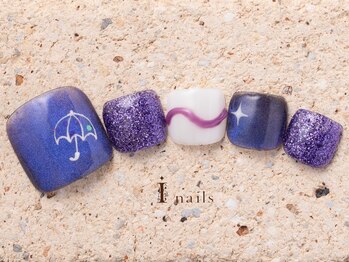 アイネイルズ 町田店(I nails)/梅雨マグネットネイル10480円