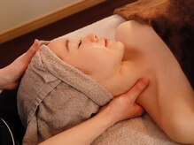 ビジュープラス 水戸店(Bijou+)の雰囲気（人気No.１お首からお顔頭までじっくり気持ちよく小顔へ導きます）