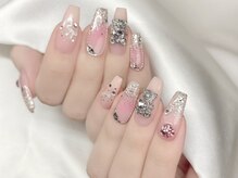 クラルトゥーナ 表参道(Curaltuna)/キラキラピンクネイル