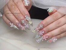 ウメネイルスタジオ(UME NAIL STUDIO)/長さだしやり放題×つけ放題