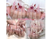 ベリーネイル(Berry nail)の雰囲気（さくらんぼデザイン）