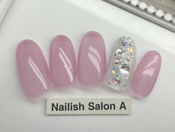 ネイリッシュサロン エー(Nailish Salon A)/ワンポイントネイル