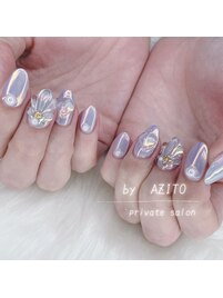 人形の鱗nail