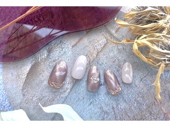 ピュアネイルアンドオンディーヌ/定額ミドルデザイン