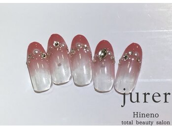 ネイルアンドアイラッシュデザインサロン ジュレ 日根野店/定額デザイン9900円コース