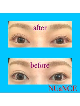 ニュアンス(nuance)/パリジェンヌラッシュbefore