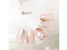 グラティフィー なかもず店(gratify)/【お洒落　シンプルネイル】