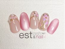 エストラッシュアンドネイル 銀座店(est lash&nail)/サクラホロネイル