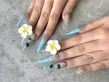 シピ バイ ベル 西千葉(Chipie by Belle)/ヤシの木ネイル【担当:ayano】