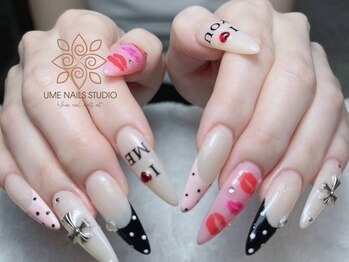 ウメネイルスタジオ(UME NAIL STUDIO)/題長さだしやり放題×つけ放