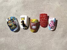 ゆびノさき イバラキシ(ibarakishi)/バスキアネイル