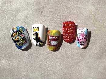 ゆびノさき イバラキシ(ibarakishi)/バスキアネイル