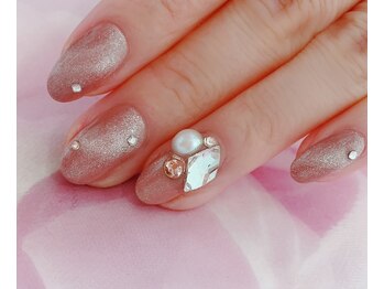 ネイルサロン ベビーピンク(Nail salon BABY PINK)/マグネットネイル★