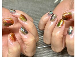個性派ニュアンス 金箔 ミラー