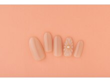 ヴァンネイル(VINGT NAIL nail&eye beauty)/【ナチュラルお花ネイル】