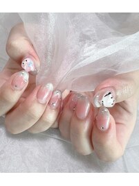 チークネイル×キャラクター