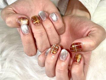 チェックネイル