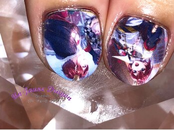 アン ジョーヌドラゴ/【自爪ネイル】プリントネイル