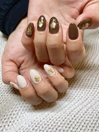 ちぐはぐニュアンスネイル